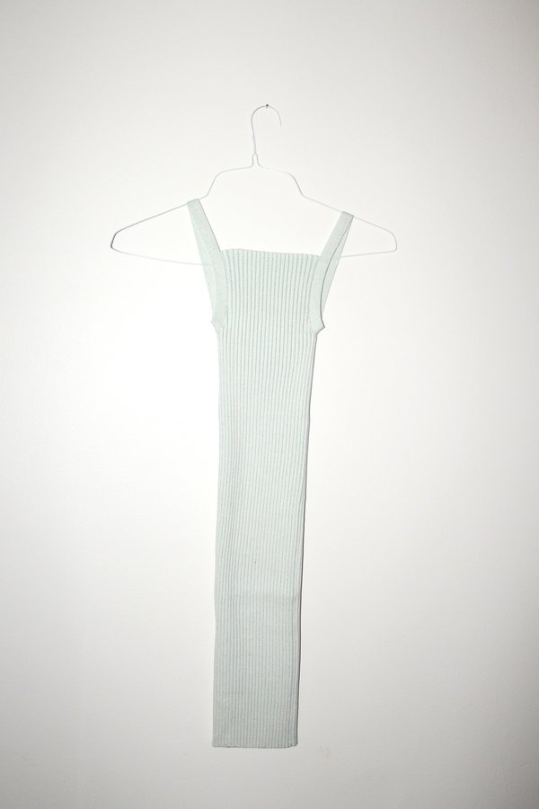 slim fit dress slacks For Love and Lemons Glitter Slip Mini in Blue – TrenLend main image 0