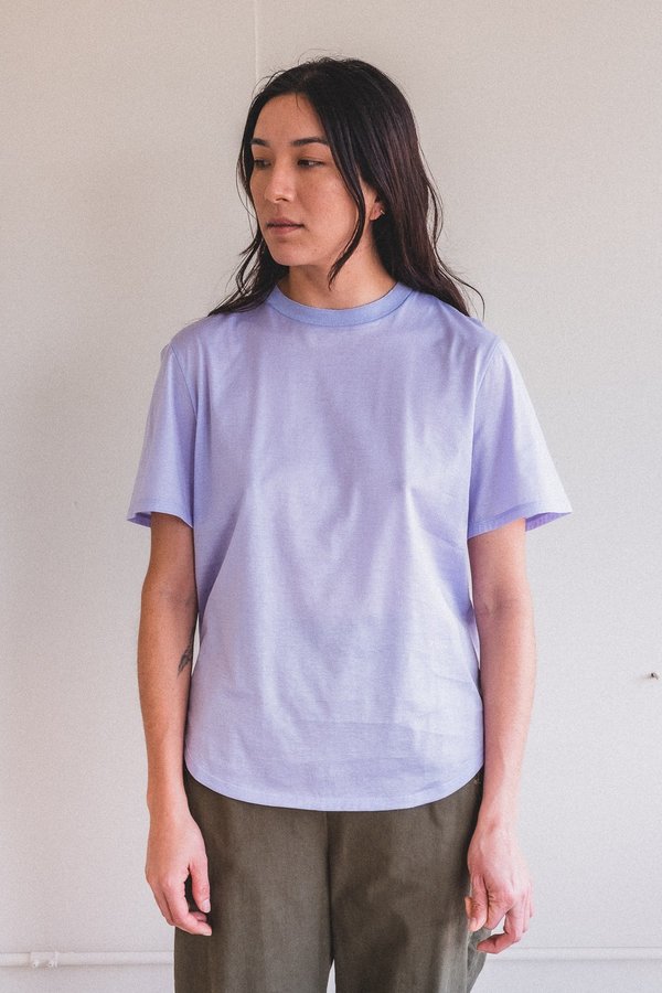 seya. Tシャツ ESSENTIAL T Silky Giza cotton SEYA ESSENTIAL TEE SHIRT - LILAC GIZA JERSEY | Garmentory