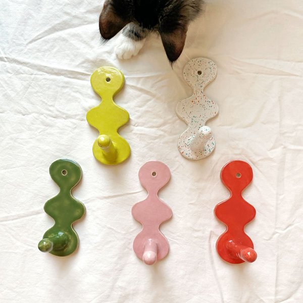 Julia Elsas Bubble Ceramic Wall Hook