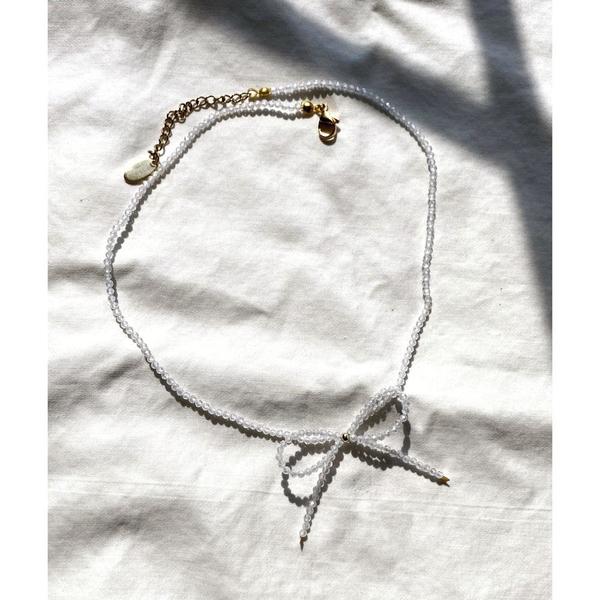 Crystal Bow Choker Necklace Crystal Bow Choker Necklace
