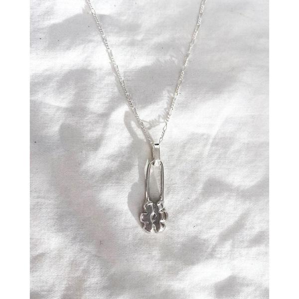 Yam Flower Pin Necklace