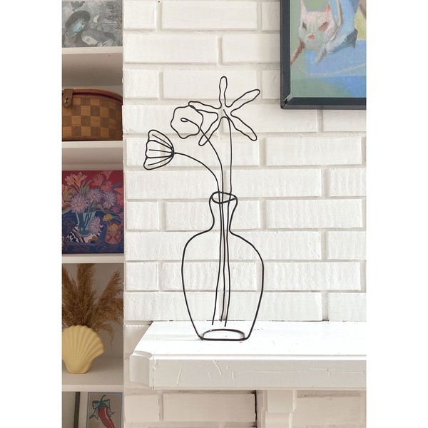Large Flower Vase Sculpture Large Flower Vase Sculpture