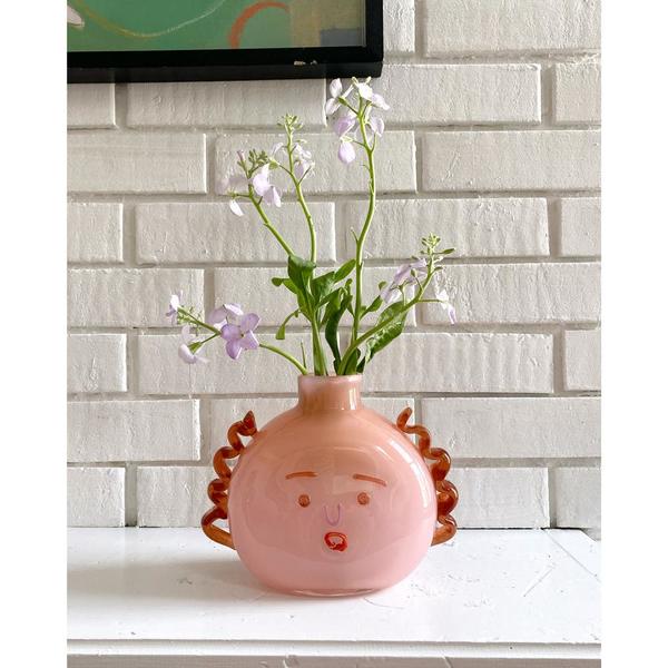 Peach Janice Vase Peach Janice Vase