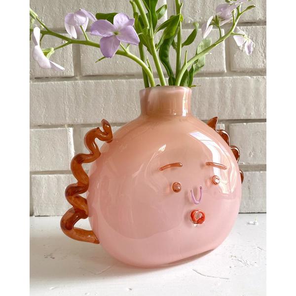 Peach Janice Vase Peach Janice Vase