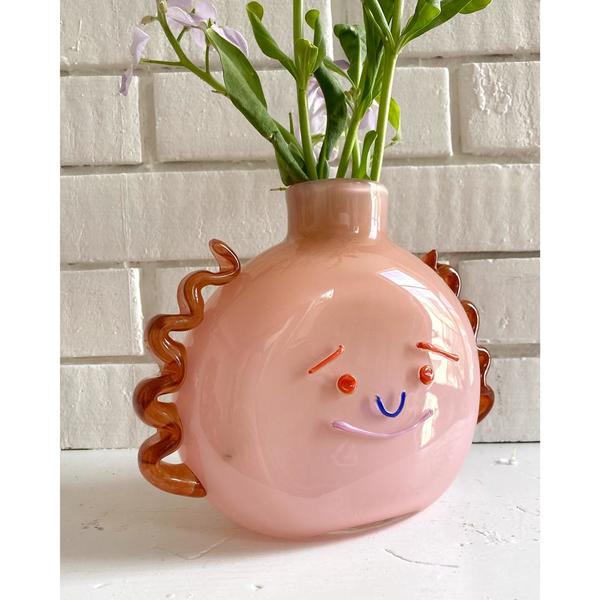 Peach Janice Vase Peach Janice Vase