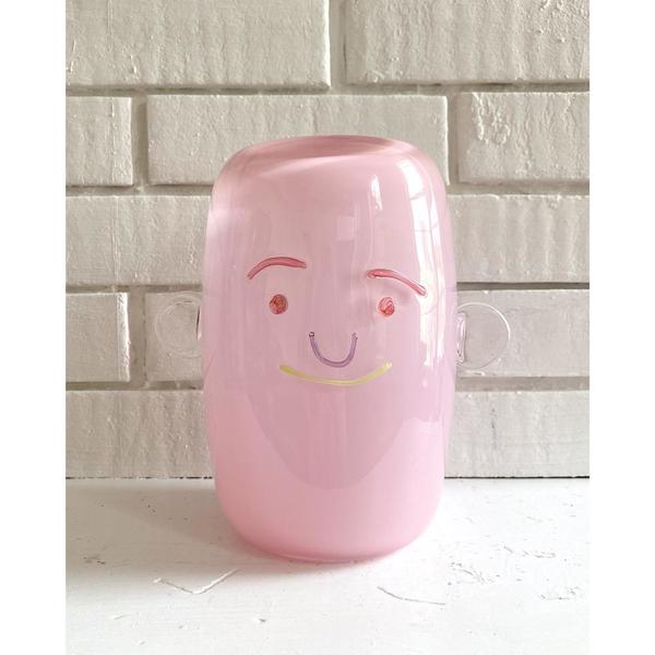 Pink Column Face Vase Pink Column Face Vase