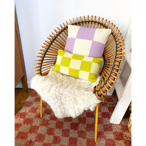 Square Checkers Pillow Square Checkers Pillow