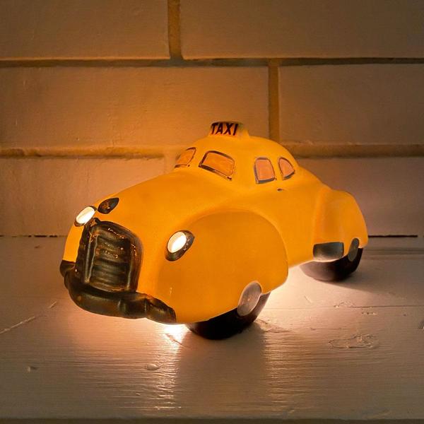 Vintage Porcelain Taxi Lamp Vintage Porcelain Taxi Lamp