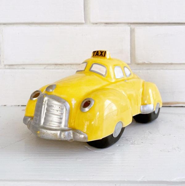 Vintage Porcelain Taxi Lamp Vintage Porcelain Taxi Lamp