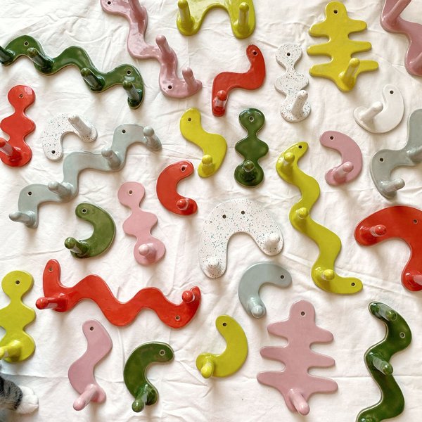 Wave Ceramic Wall Hook Wave Ceramic Wall Hook