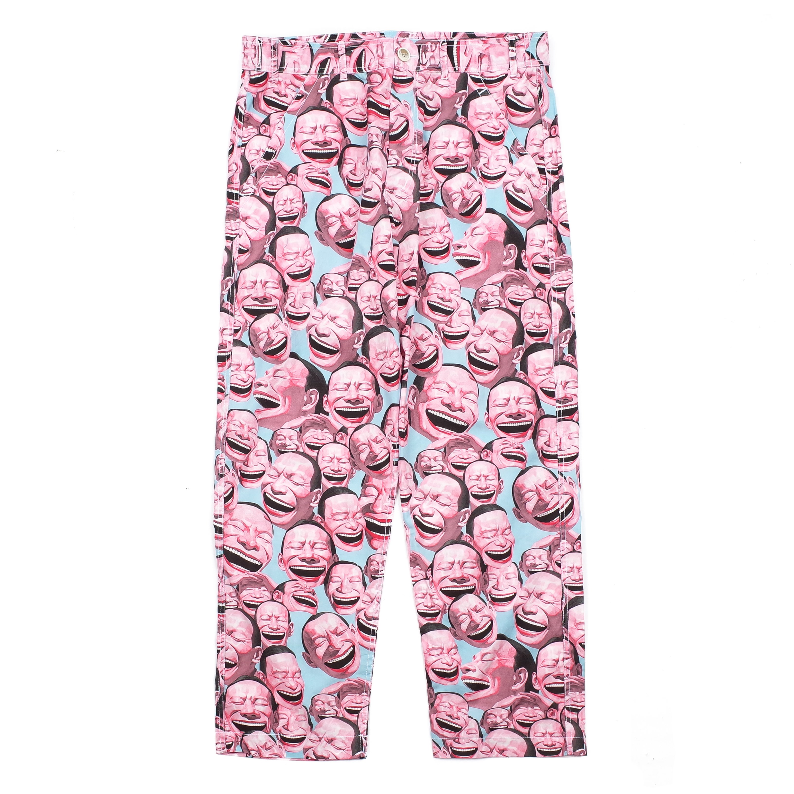 Comme Des Garcons YUE MINJUN ALL-OVER PRINT PANTS - PRINT A