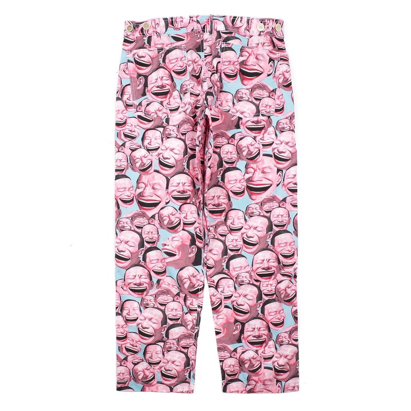 Comme Des Garcons YUE MINJUN ALL-OVER PRINT PANTS - PRINT A