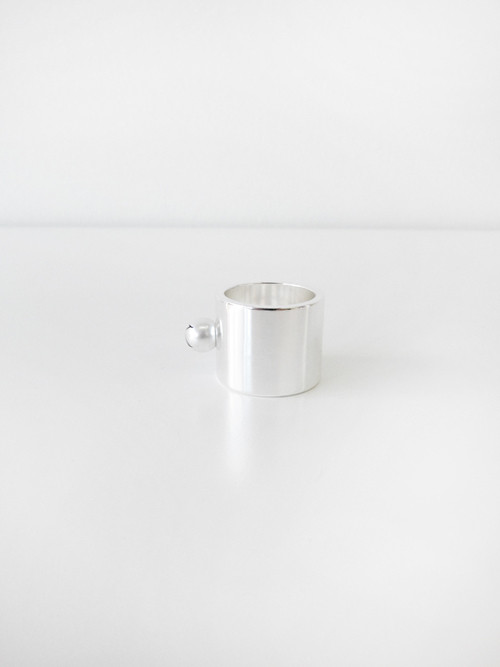 Ann-Sofie Back "K" Logo Pearl Ring Ann-Sofie Back "K" Logo Pearl Ring