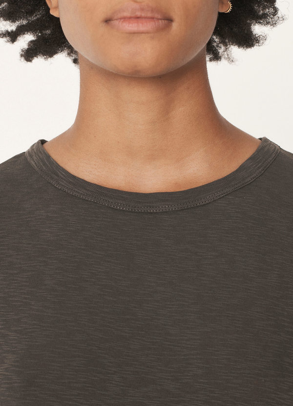 Charlotte Rib Cotton Jersey T-Shirt Olive Charlotte Rib Cotton Jersey T-Shirt Olive