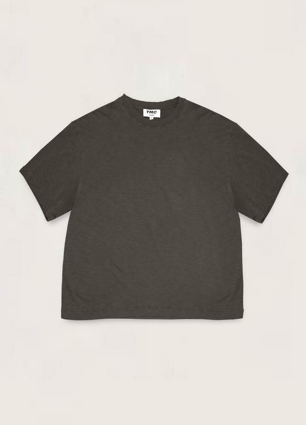 Triple Cotton Slub Jersey T-Shirt Dark Olive Triple Cotton Slub Jersey T-Shirt Dark Olive