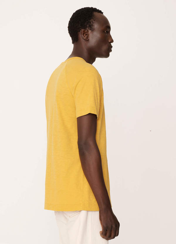 Television Cotton Raglan T-Shirt Yellow Television Cotton Raglan T-Shirt Yellow