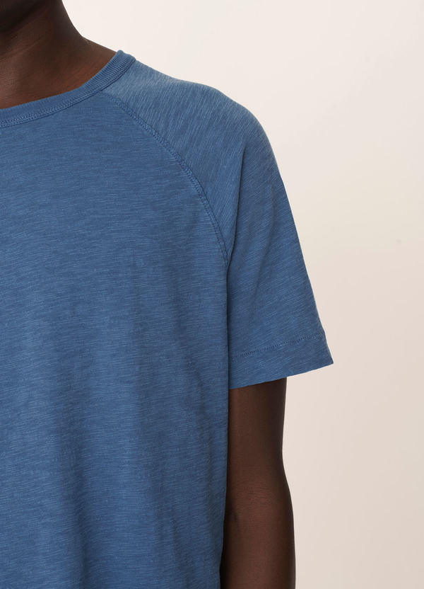 Television Cotton Raglan T-Shirt Blue Television Cotton Raglan T-Shirt Blue