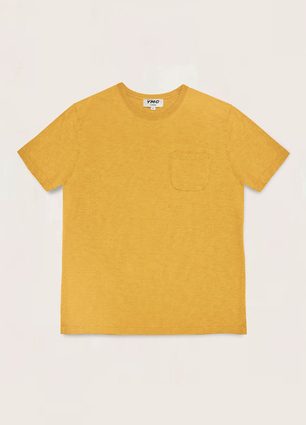 Wild Ones Cotton Slub Jersey T-Shirt Yellow Wild Ones Cotton Slub Jersey T-Shirt Yellow