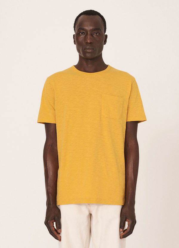 Wild Ones Cotton Slub Jersey T-Shirt Yellow Wild Ones Cotton Slub Jersey T-Shirt Yellow
