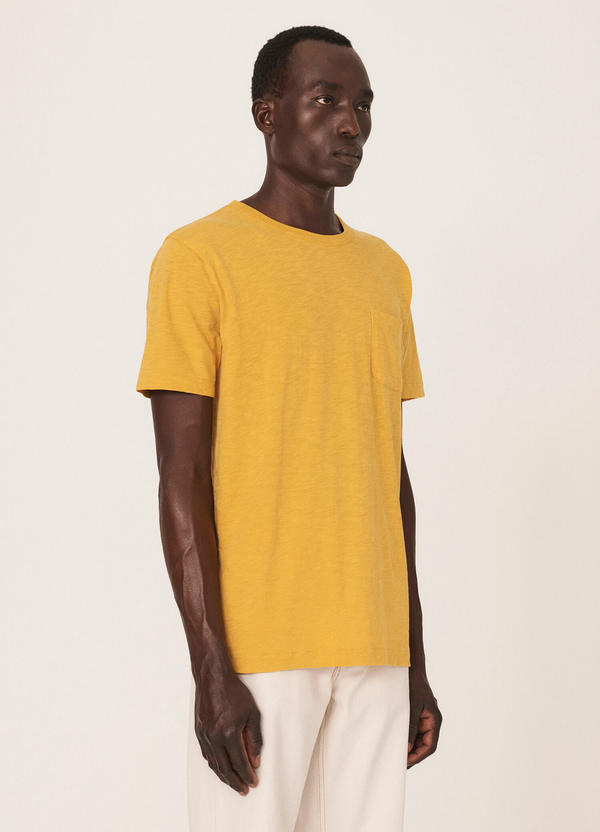 Wild Ones Cotton Slub Jersey T-Shirt Yellow Wild Ones Cotton Slub Jersey T-Shirt Yellow