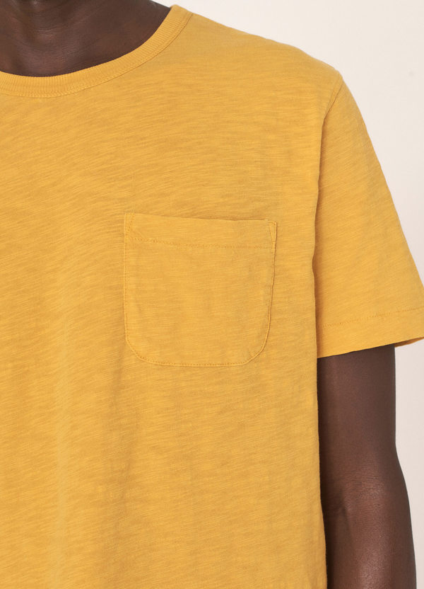Wild Ones Cotton Slub Jersey T-Shirt Yellow Wild Ones Cotton Slub Jersey T-Shirt Yellow