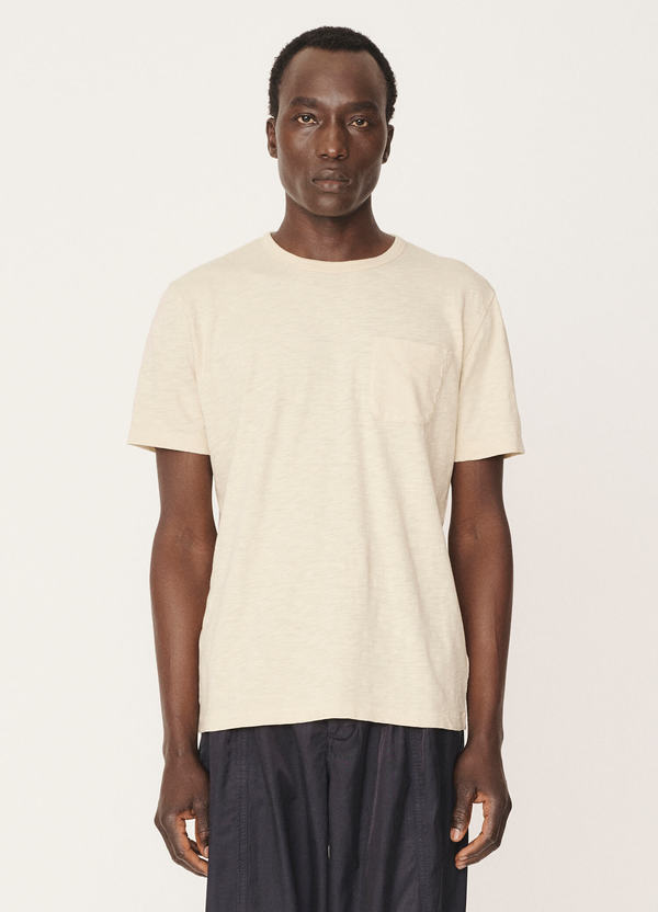 Wild Ones Cotton Slub Jersey T-Shirt Ecru Wild Ones Cotton Slub Jersey T-Shirt Ecru