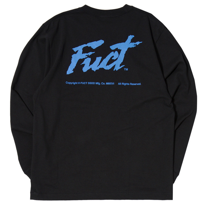 FUCT SSDD THIEF LONG SLEEVE T-SHIRT / BLACK | Garmentory