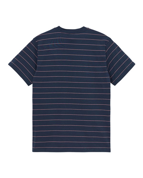 CARHARTT WIP The Denton Short Sleeve T-Shirt - Space/Malaga CARHARTT WIP The Denton Short Sleeve T-Shirt - Space/Malaga