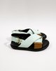  Pre-loved Marni Embossed Strap Fussbet Sandals - Mint/Black - Thumbnail 3