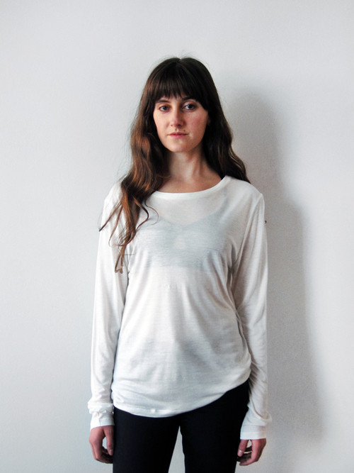 Baserange Classic Longsleeve, White Baserange Classic Longsleeve, White
