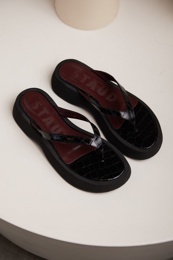STAUD TESSA SANDAL Black on Garmentory