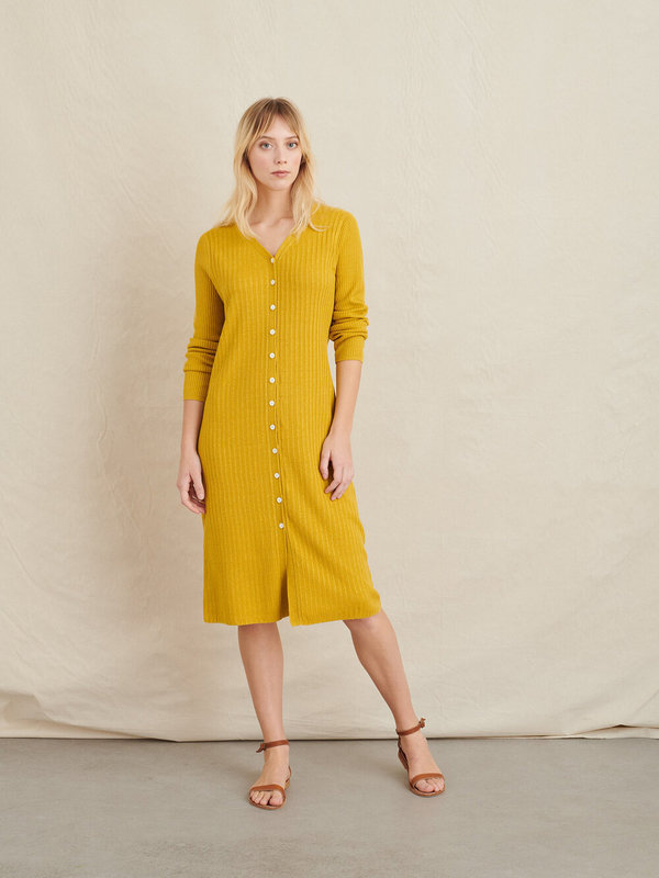 Alex Mill Finney Sweater Dress - Gold | Garmentory