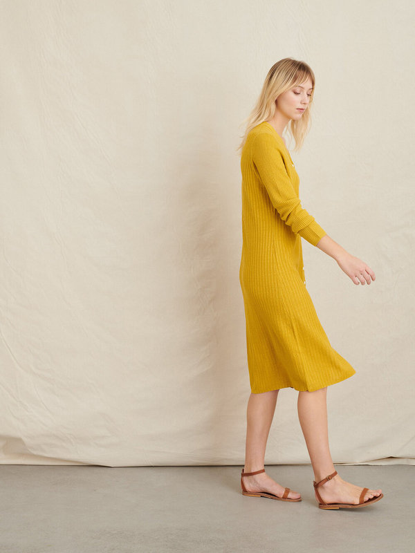 Alex Mill Finney Sweater Dress - Gold | Garmentory