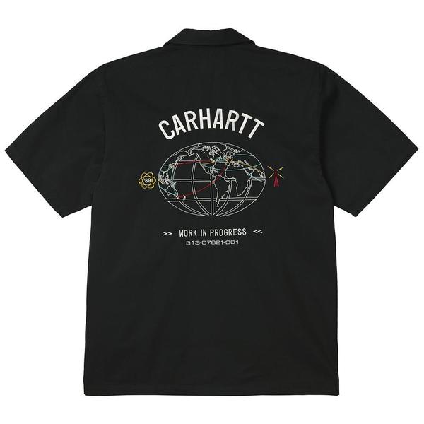 CARHARTT WIP S/S Cartograph Shirt - Black CARHARTT WIP S/S Cartograph Shirt - Black