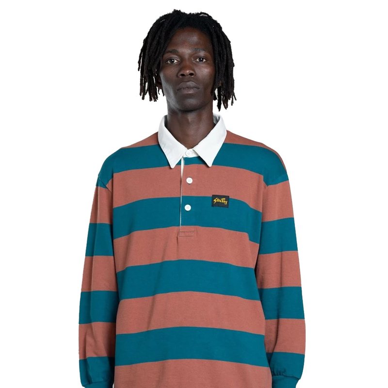 Stan Ray Rugby Stan Ray RUGBY SHIRT - CARBON/SANDSTONE | Garmentory