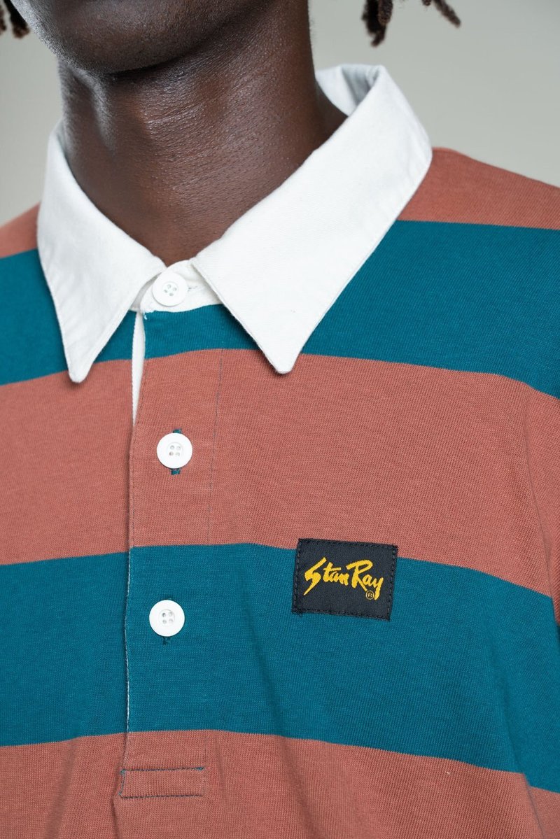 Stan Ray Rugby Stan Ray RUGBY SHIRT - CARBON/SANDSTONE | Garmentory