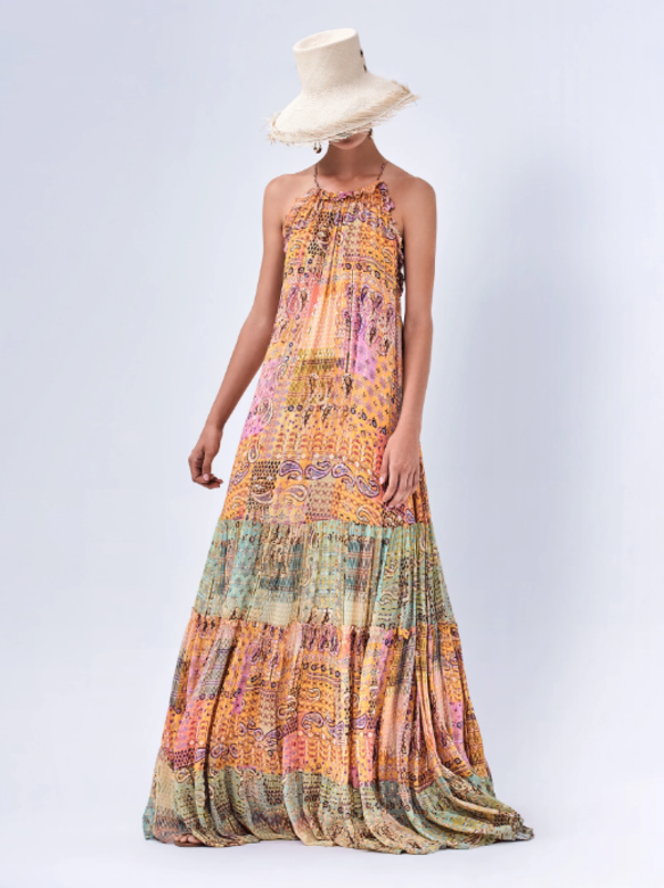 Alexis Rosaline Dress - Sunset Paisley