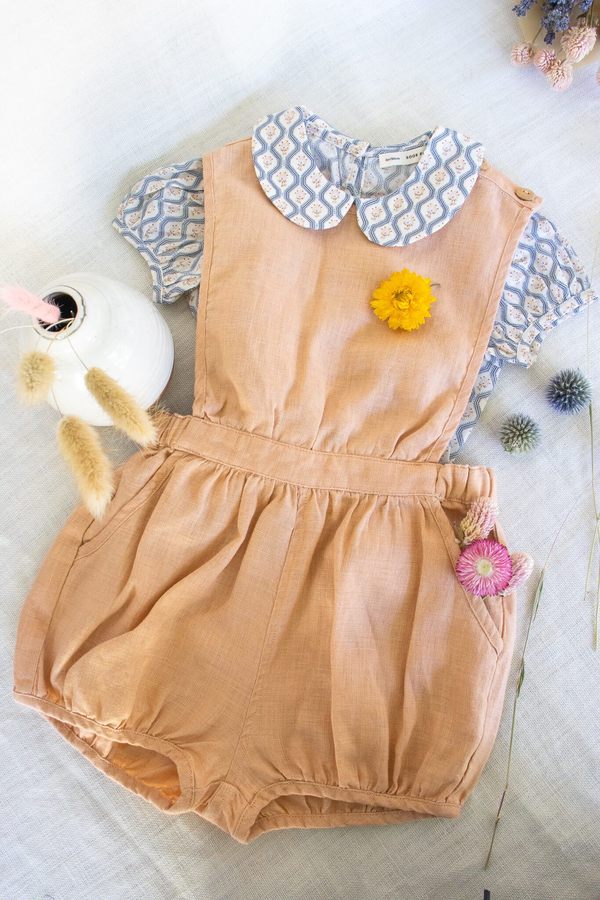 □美品□soor ploom□Ginger Playsuit□2yr Kids Soor Ploom Fernanda Playsuit - Clay | Garmentory