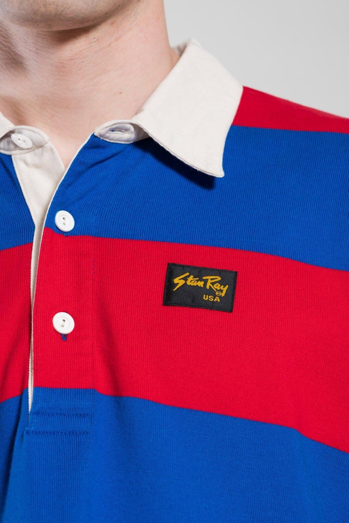 Stan Ray Rugby STAN RAY FOOTBALL RUGBY SHIRT - BLUE/RED | Garmentory
