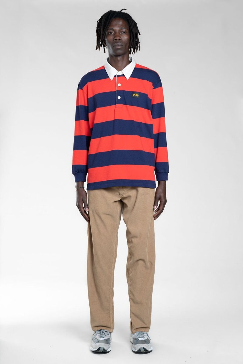 Stan Ray Rugby Stan Ray RUGBY SHIRT - MIDNIGHT/RED | Garmentory