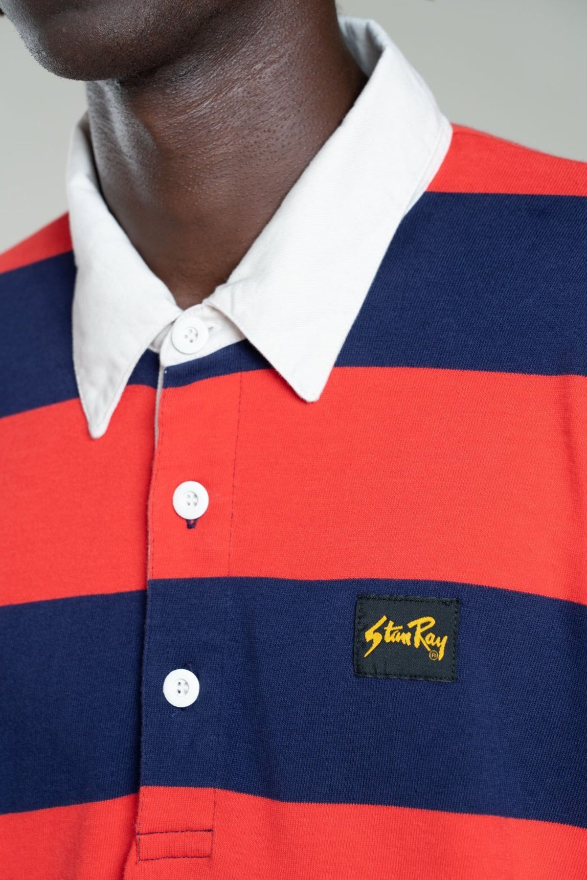 Stan Ray Rugby Stan Ray RUGBY SHIRT - MIDNIGHT/RED | Garmentory