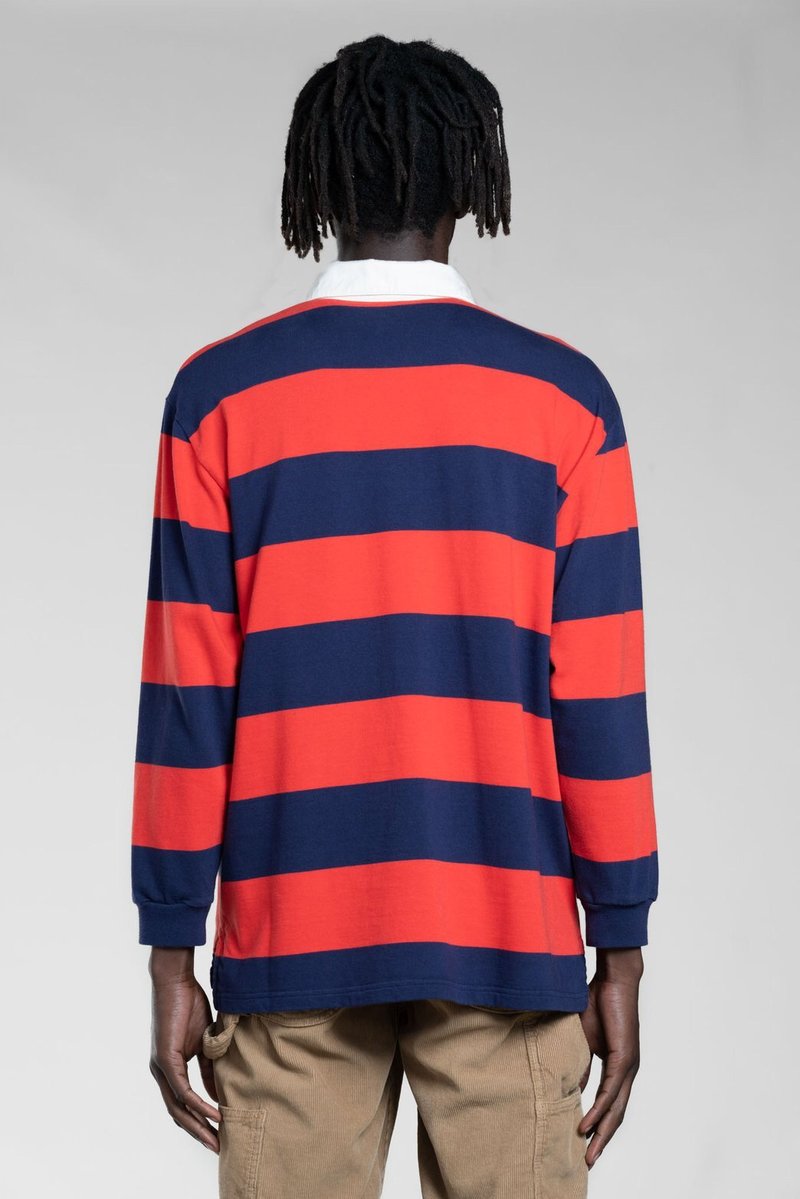 Stan Ray Rugby Stan Ray RUGBY SHIRT - MIDNIGHT/RED | Garmentory