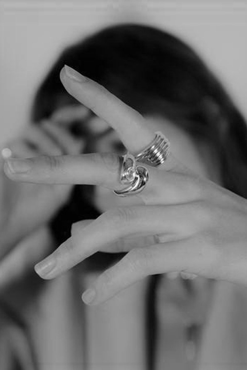 MM Druck Aida Ring - Silver/Citrine MM Druck Aida Ring - Silver/Citrine