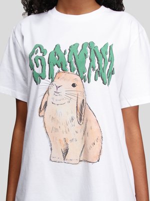ganni bunny shirt