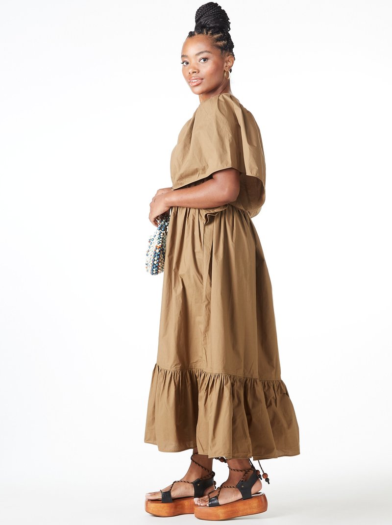 Laurence Bras Hibiscus Dress - FOREST