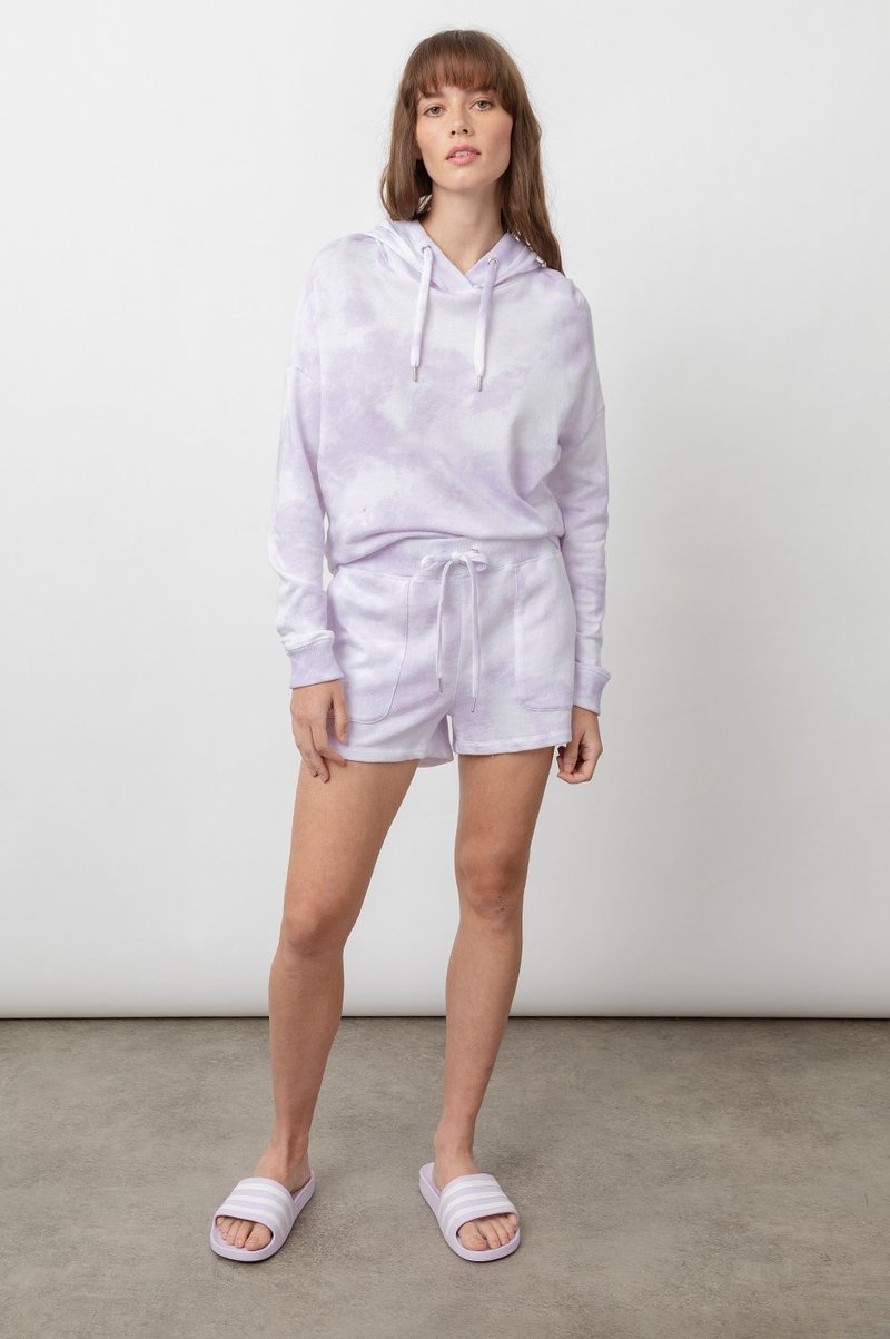 Rails Murray Hooded Sweatshirt LAVENDER TIE DYE Garmentory