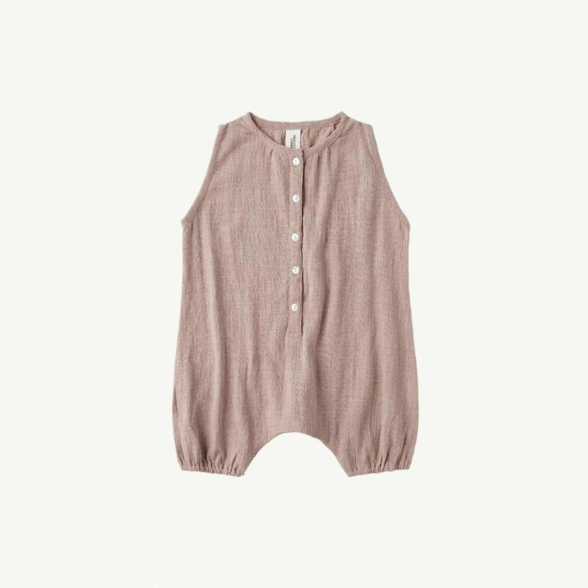 kids Summer & Storm Sleeveless Baby Romper - Mushroom - Image 1 of 1