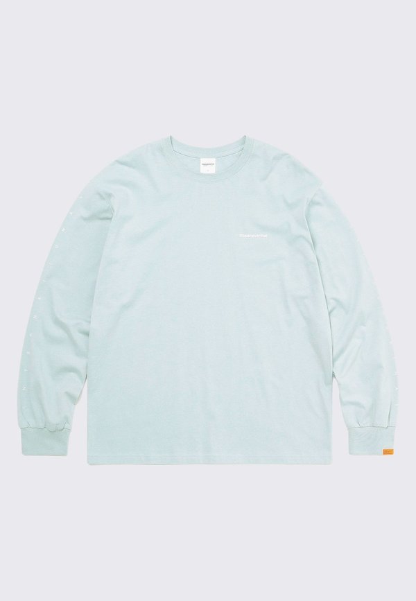 ThisIsNeverThat Intl Logo Long Sleeve tee - pale blue ThisIsNeverThat Intl Logo Long Sleeve tee - pale blue