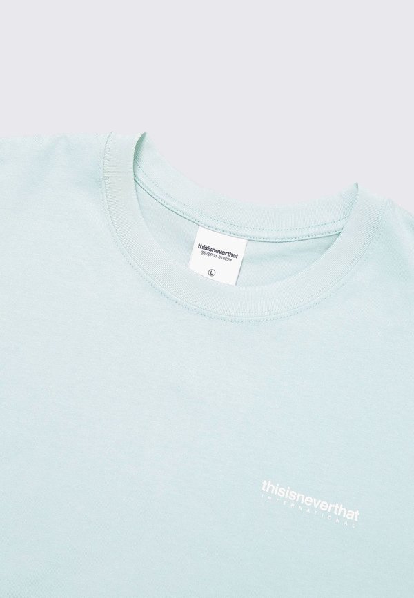 ThisIsNeverThat Intl Logo Long Sleeve tee - pale blue ThisIsNeverThat Intl Logo Long Sleeve tee - pale blue