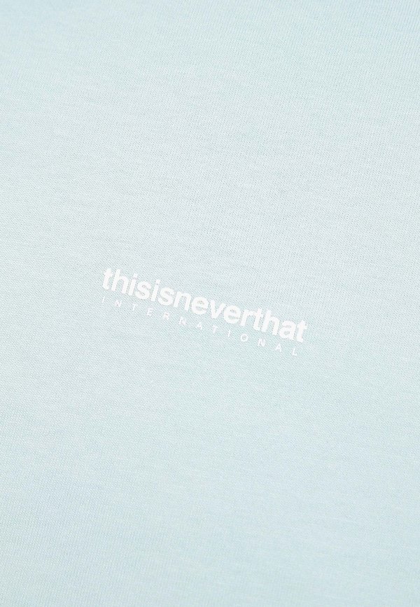 ThisIsNeverThat Intl Logo Long Sleeve tee - pale blue ThisIsNeverThat Intl Logo Long Sleeve tee - pale blue